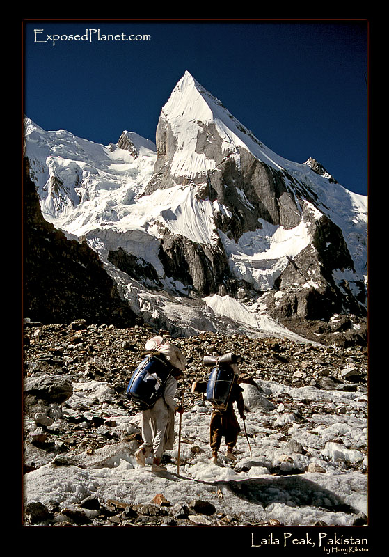 Porters near Laila Peak in Pakistan