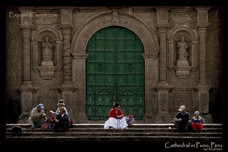 The Cathedral in Puno, Lake Titicaca, Peru