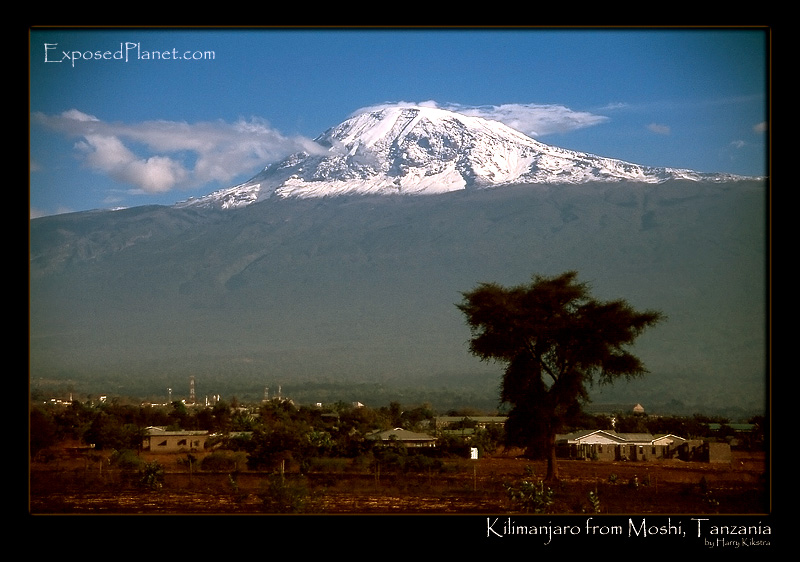 Kilimanjaro from Moshi after snow