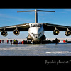 Ilyushin plane landed at Patriot Hills, Antarctica
