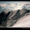 Denali Summit Ridge from the summit, Alaska