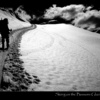 Skiing on the Bosson glacier, Chamonix Mont Blanc
