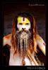 Holy  man at Pashupatinath temple in Kathmandu, Nepal