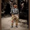 Nepali boy in Kathmandu street, Nepal