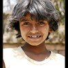 Nepali girl on the streets of Kathmandu