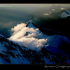 Sunset on Changstse peaks, Tibet