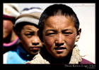 Street kids in Tingri, Tibet