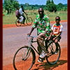 Photo of Cyclist at the equator, Uganda on ExposedPlanet.com